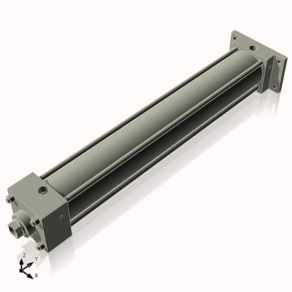 Isometric View of 2.5ARF16NCK1S4