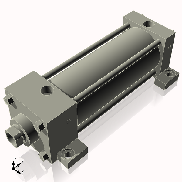 Isometric View of 2.5ASL5NCK1S4