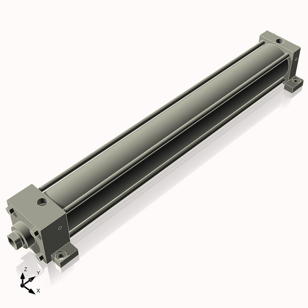 Isometric View of 2.5ASL19NCK1S4