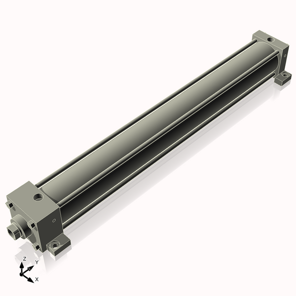 Isometric View of 2.5ASL21NCK1S4