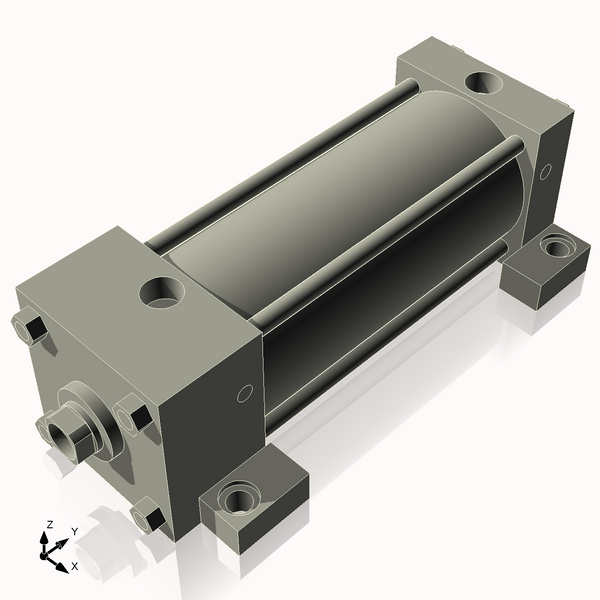 Isometric View of 3.25ASL6NCKS4