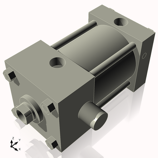 Isometric View of 3.25ATF2NCKS4