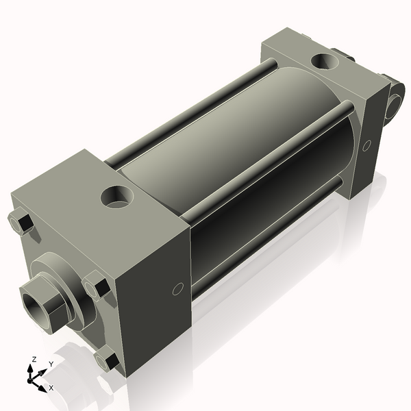 Isometric View of 3.25AC5NCK1.375S4