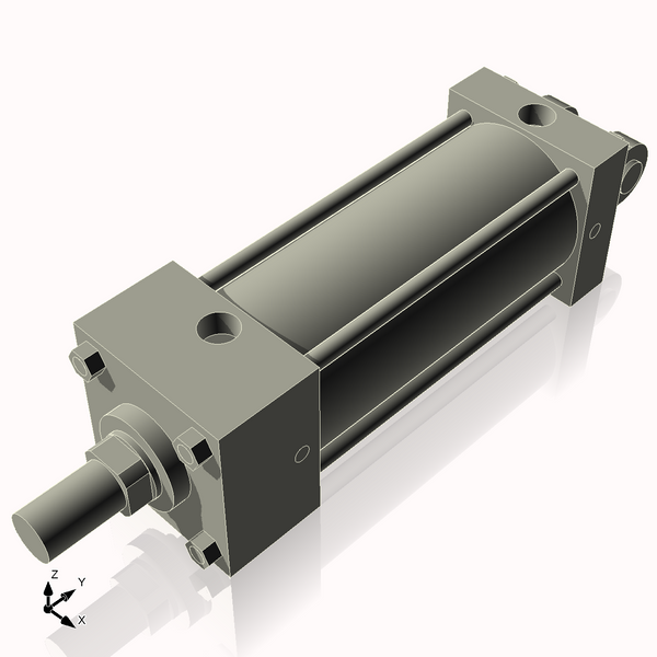 Isometric View of 3.25AC6NCK1.375