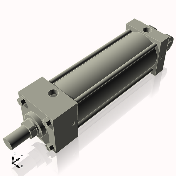Isometric View of 3.25AC8CCK1.375