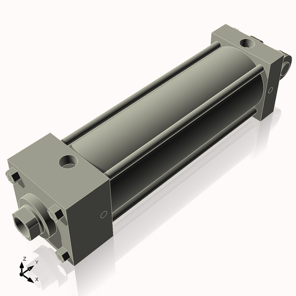 Isometric View of 3.25AC9NCK1.375S4
