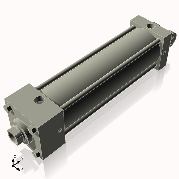 Isometric View of 3.25AC10CCK1.375S4