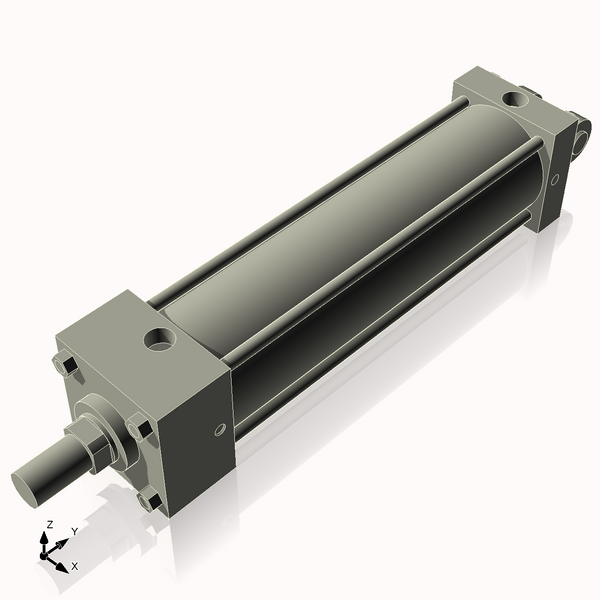Isometric View of 3.25AC11CCK1.375