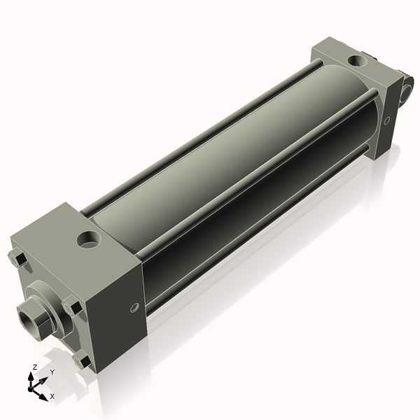 Isometric View of 3.25AC11CCK1.375S4