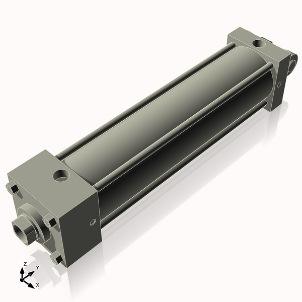Isometric View of 3.25AC12CCK1.375S4