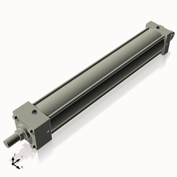 Isometric View of 3.25AC20CCK1.375