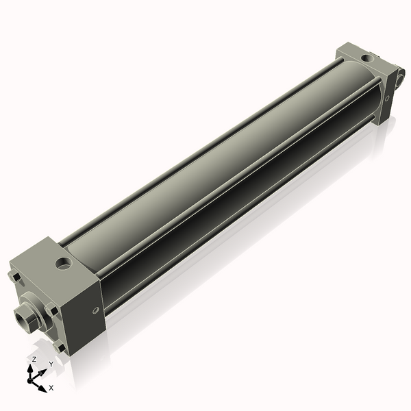 Isometric View of 3.25AC20CCK1.375S4