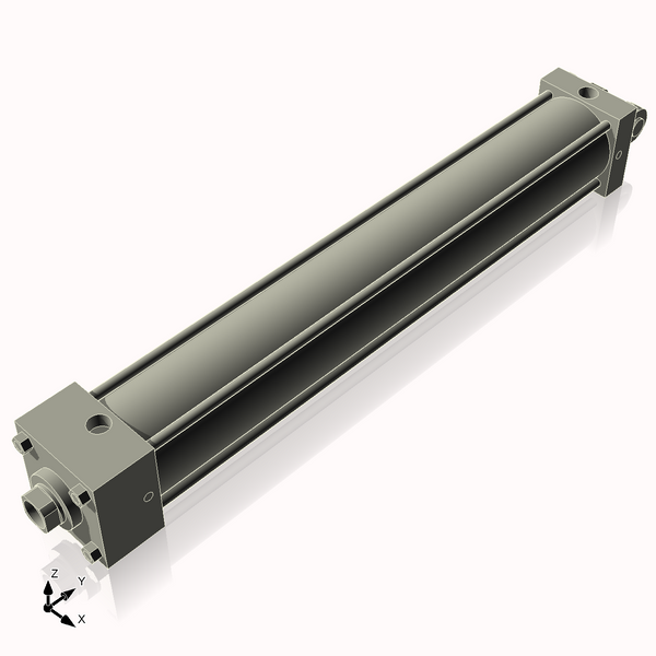 Isometric View of 3.25AC21NCK1.375S4