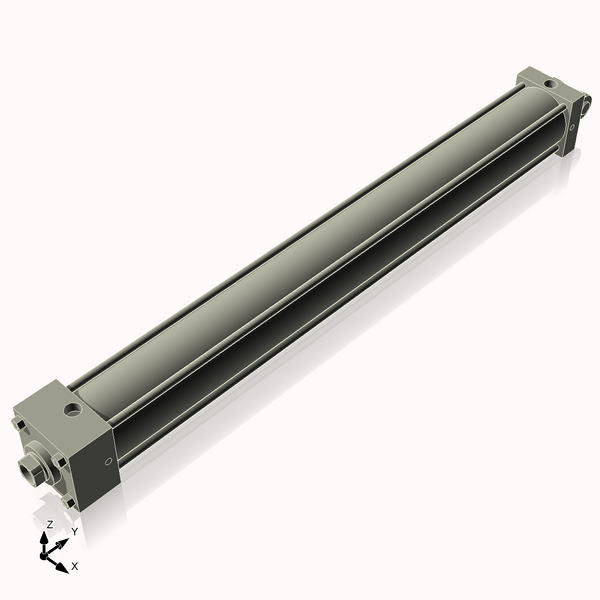 Isometric View of 3.25AC30NCK1.375S4