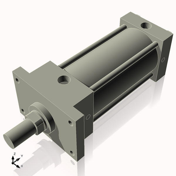 Isometric View of 3.25AFF5NCK1.375