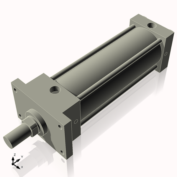 Isometric View of 3.25AFF8NCK1.375