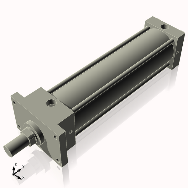 Isometric View of 3.25AFF11CCK1.375