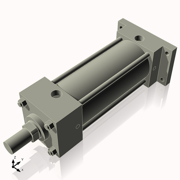 Isometric View of 3.25ARF6NCK1.375