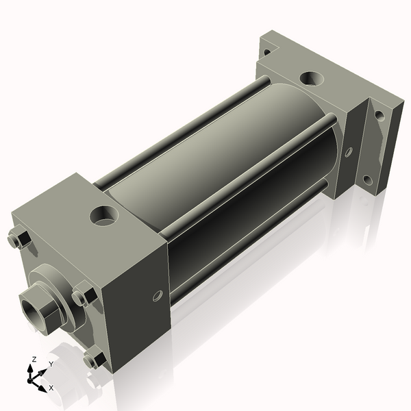 Isometric View of 3.25ARF6CCK1.375S4