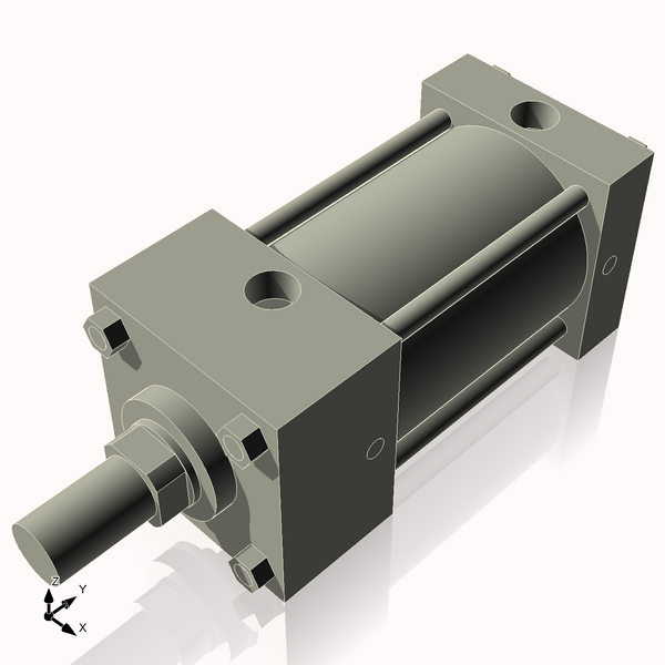 Isometric View of 3.25ASF3NCK1.375