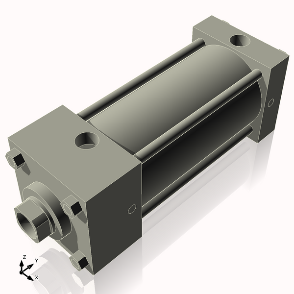 Isometric View of 3.25ASF5NCK1.375S4