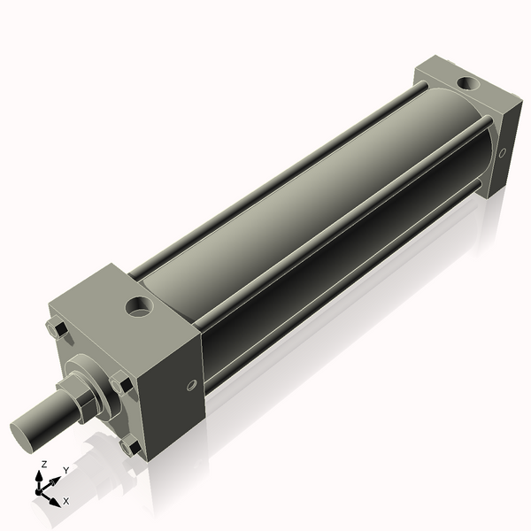 Isometric View of 3.25ASF12CCK1.375