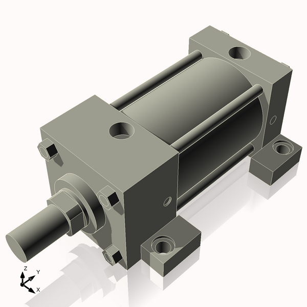 Isometric View of 3.25ASL3CCK1.375