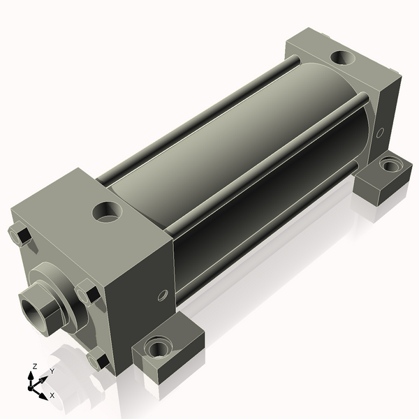 Isometric View of 3.25ASL7CCK1.375S4