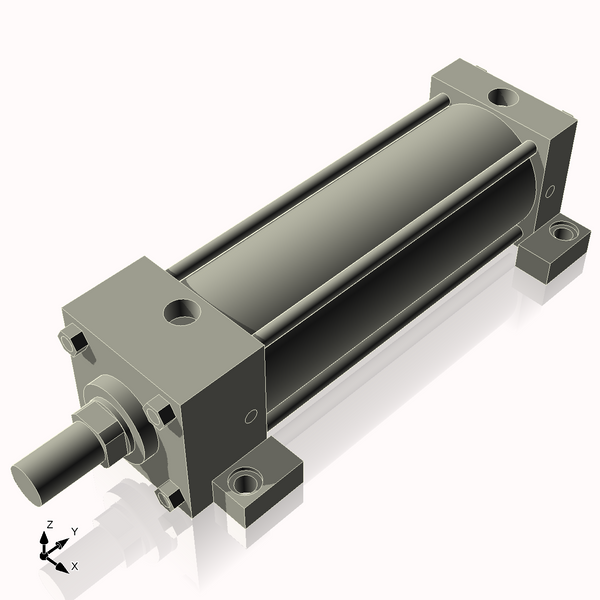 Isometric View of 3.25ASL8NCK1.375