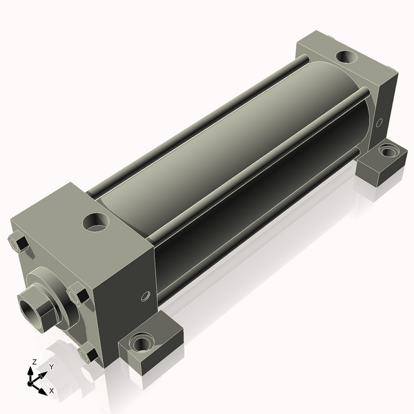 Isometric View of 3.25ASL9CCK1.375S4