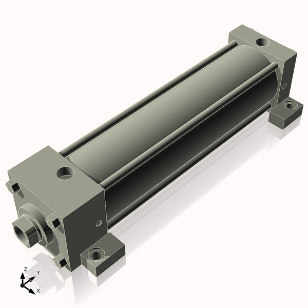 Isometric View of 3.25ASL11CCK1.375S4