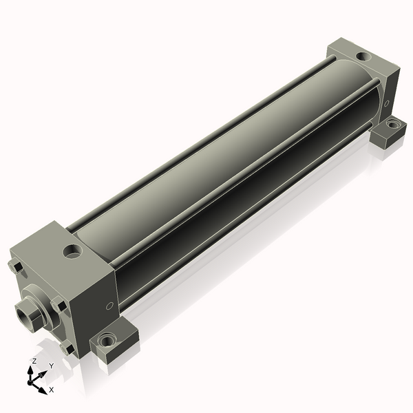 Isometric View of 3.25ASL16NCK1.375S4