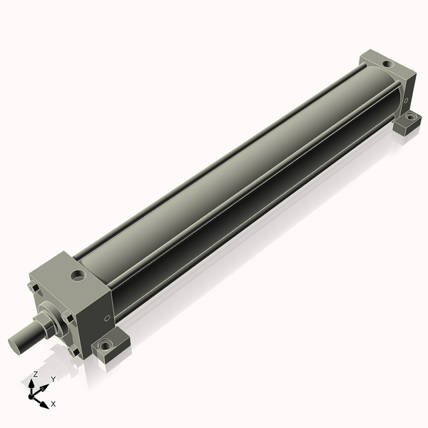 Isometric View of 3.25ASL23NCK1.375