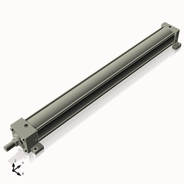 Isometric View of 3.25ASL34NCK1.375