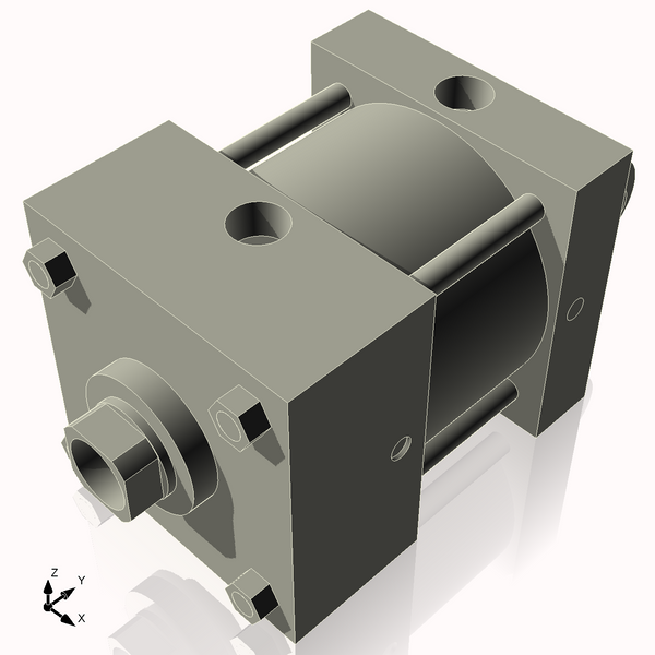 Isometric View of 4AC1CCK1.375S4