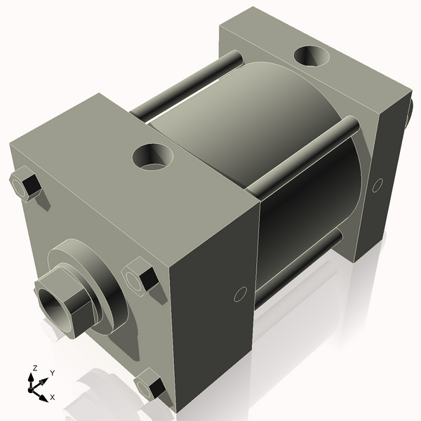 Isometric View of 4AC2NCK1.375S4