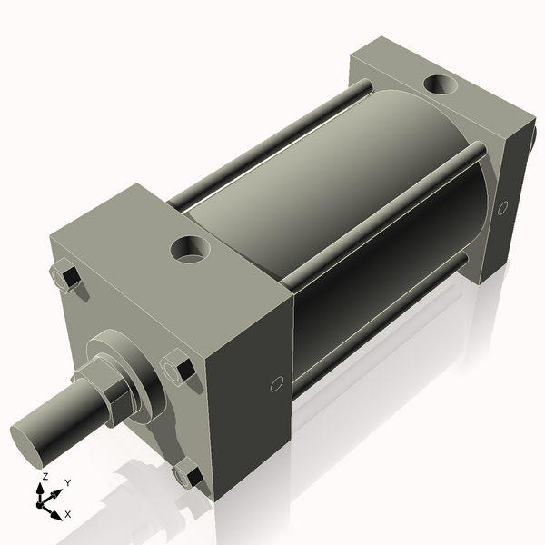 Isometric View of 4AC5NCK1.375