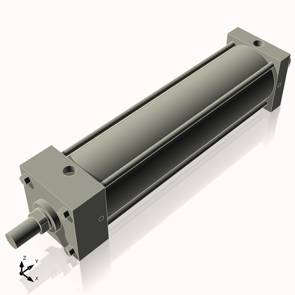 Isometric View of 4AC14NCK1.375