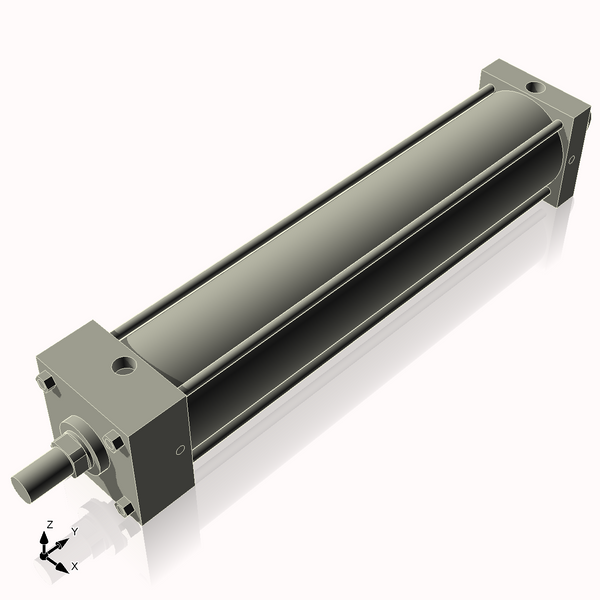 Isometric View of 4AC18NCK1.375