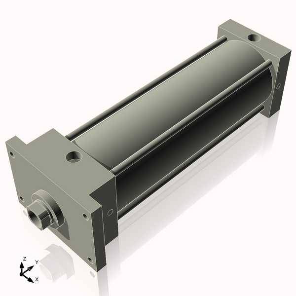 Isometric View of 4AFF11NCK1.375S4