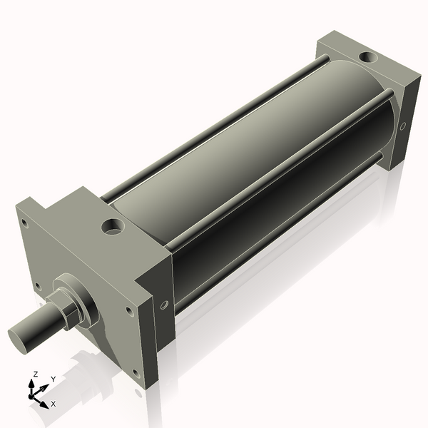 Isometric View of 4AFF11CCK1.375