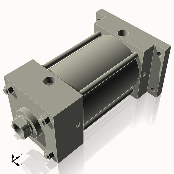 Isometric View of 4ARF4CCK1.375S4
