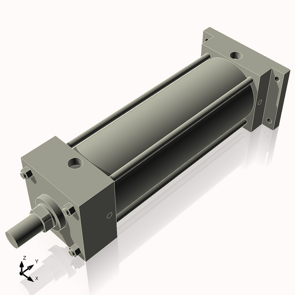 Isometric View of 4ARF10NCK1.375