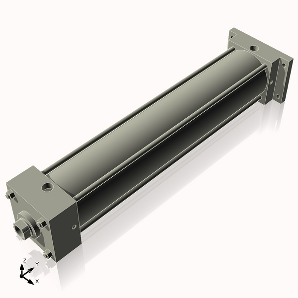 Isometric View of 4ARF19CCK1.375S4