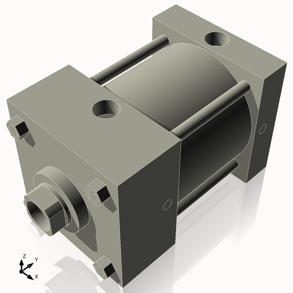 Isometric View of 4ASF2NCK1.375S4
