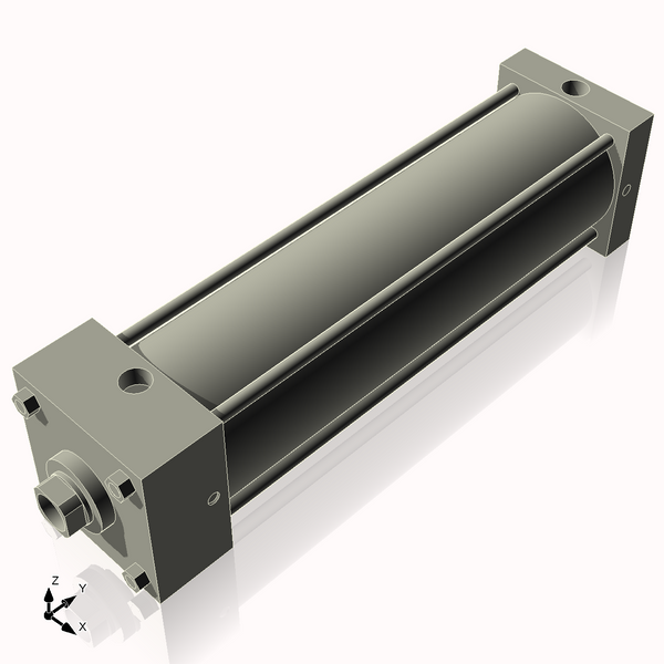 Isometric View of 4ASF13CCK1.375S4