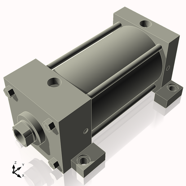 Isometric View of 4ASL5CCK1.375S4