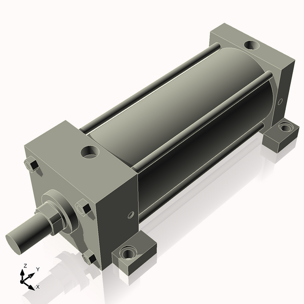 Isometric View of 4ASL8CCK1.375