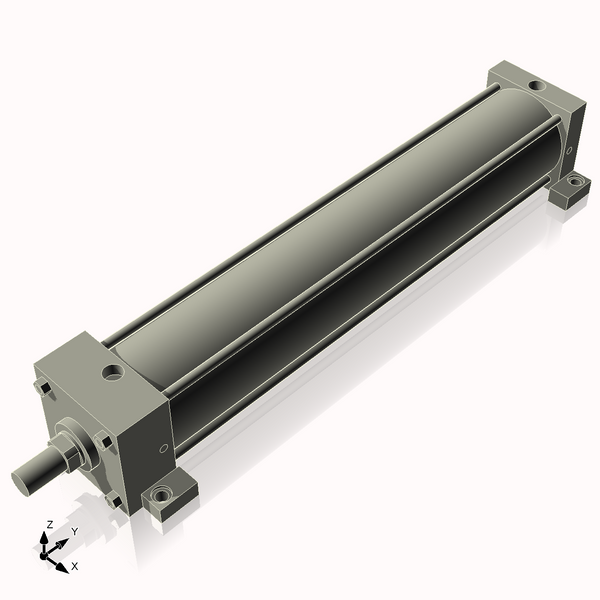 Isometric View of 4ASL21NCK1.375