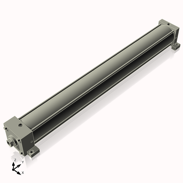 Isometric View of 4ASL36NCK1.375S4